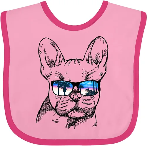 Vista 11 de inktastic Retrato de Bulldog Francés con Gafas de Sol Babero
