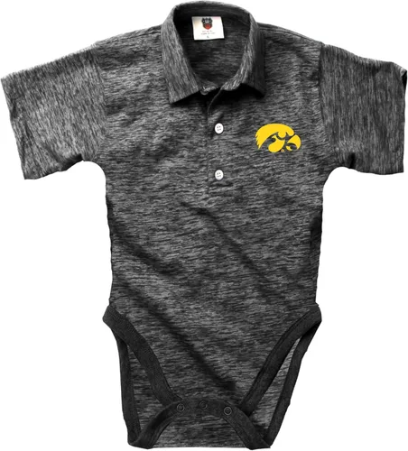 Vista 20 de Wes and Willy Baby Sports Fan Polo Snap Suit Romper Infantil Nublado Hilado Golf Creeper