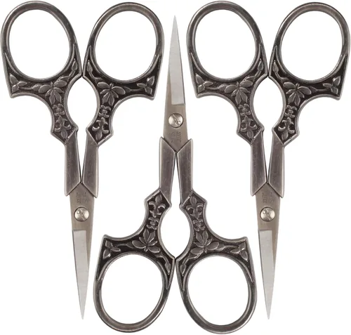 Vista 36 de JubileeYarn - Tijeras de bordado de estilo antiguo, color cobre, 1 par