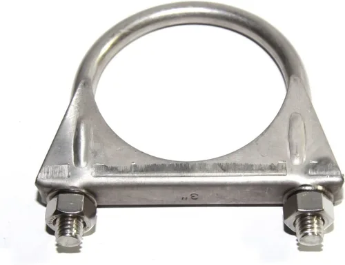 Vista 12 de Abrazadera Universal de Perno en U para Escape de Acero Inoxidable de Servicio Pesado de 1-1/2 Pulgadas, Abrazaderas en U para Silenciador de 1.5