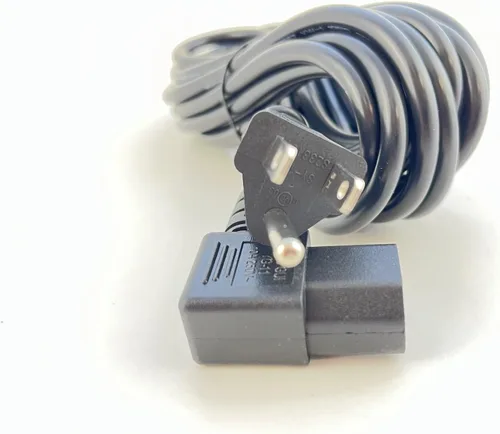 Vista 4 de OMNIHIL - Cable de alimentación C13 extra largo en forma de L de 15 pies compatible con purificador de aire Ivation Modelo: IVAOZAP04