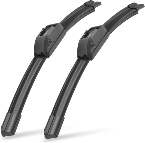 Limpiaparabrisas de repuesto de 13 pulgadas + 13 pulgadas, para todas las estaciones, compatibles con Wrangler 06-97, Explorer 10-06 y más, fáciles