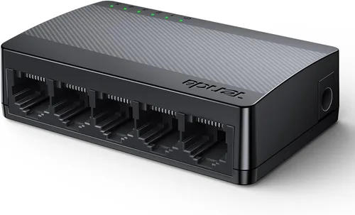 Tenda SG105, conmutador Gigabit de 5 puertos, interruptor Ethernet doméstico no administrado, divisor Ethernet de oficina, Plug & Play, estuche de