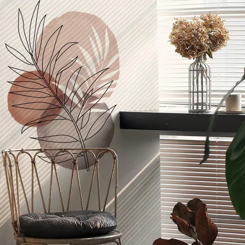 Vista 8 de Runtoo Calcomanías de Pared de Círculos Bohemios Pegatinas de Arte de Pared Abstracto Retro Sala de Estar Dormitorio Guardería Decoración del Hogar