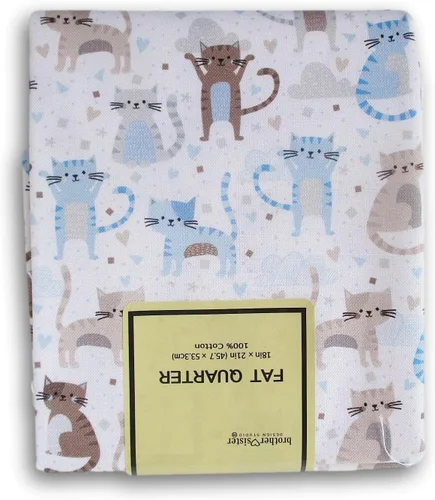 Vista 9 de Fat Quarter 100% algodón para manualidades de costura, 18 x 21 pulgadas (8 bits Mario)