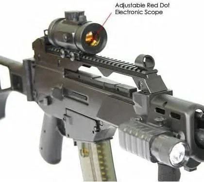 Vista 2 de Pistola eléctrica de Airsoft completamente automática X36 Double Eagle M85