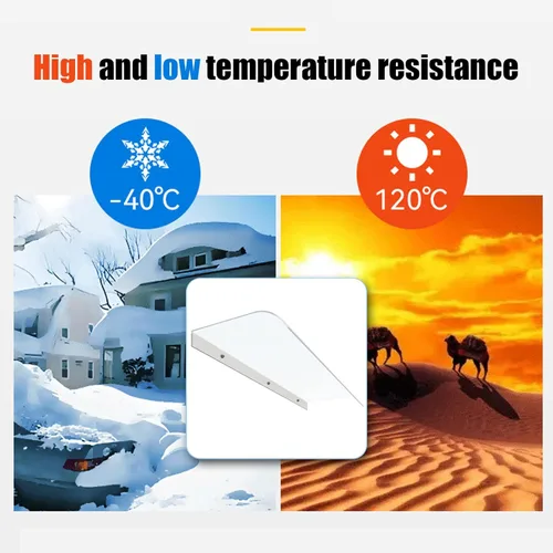 Vista 2 de Toldo invisible para ventana, toldo para puerta delantera, toldo de patio al aire libre, cubierta de policarbonato transparente, toldo de entrada