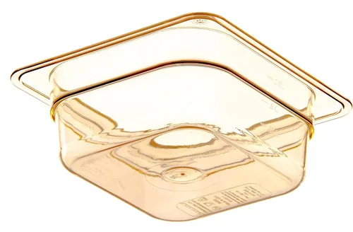 Vista 2 de Carlisle StorPlus bandeja para alimentos de alto calor, 1/6-(de) tamaño, 2.5 in de profundidad/profundo, muesca fácil-elevar, resistente al calor