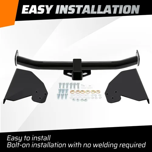 Vista 6 de KUAFU Enganche de remolque de 2 pulgadas compatible con receptor de enganche de remolque Jeep Grand Cherokee Clase 3 1999-2004