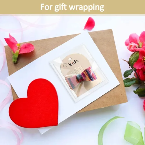 Vista 7 de 300 bolsas de celofán autosellantes – Envolturas individuales de galletas autoadhesivas de 4 x 6 pulgadas, bolsas de celofán selladas, bolsas