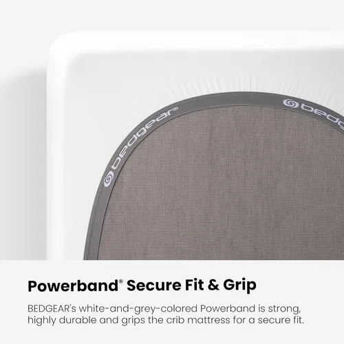 Vista 7 de Bedgear Baby Air-X Performance - Protector de colchón para cuna, mayor flujo de aire, transpirable e impermeable, funda acolchada para cama infantil