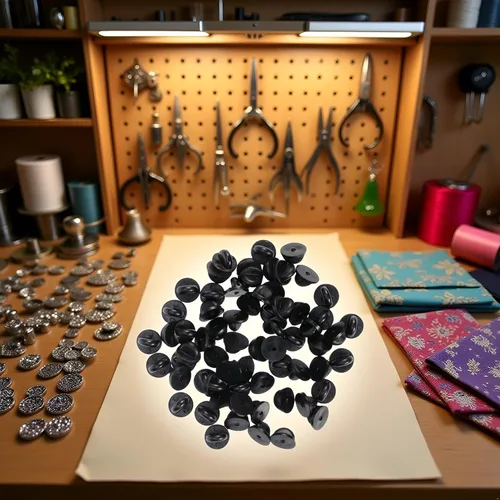 Vista 4 de 25 piezas de pines de metal negro, parte trasera de pasador de goma, pasador de solapa para broche, corbata, sombrero, alfiler, respaldos
