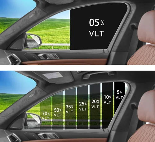 Vista 2 de AUTOTEK Película de tinte precortada para ventanas en la parte trasera de los autos, protección solar de privacidad, anti roturas, vidrio de 2