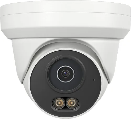 Vista 10 de UNILOOK 4MP PoE IP Camera, Wired Turret Security IP Camera Outdoor, 100FT Smart Dual Light Color Night Vision, AI Human Motion Detection, Built-in