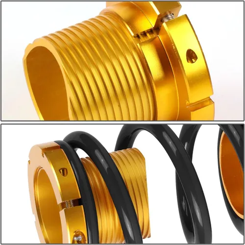 Vista 3 de DNA MOTORING Kit de resorte de mangas coilover de suspensión de 4 piezas compatible con 06-11 Civic, negro, COIL-HC06-BK