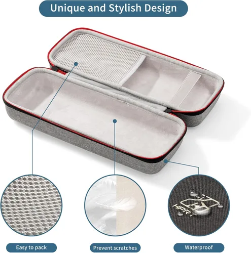 Vista 4 de Funda de transporte portátil compatible con Pooolitech MT810/HPRT MT810/MT610/MT620, impresoras portátiles, impermeables, a prueba de golpes