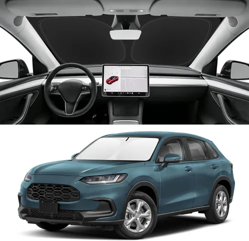 Vista 10 de Parasol plegable para parabrisas visor solar para ventana frontal accesorios de automóvil