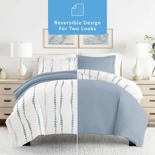 Vista 189 de Linen Market Funda de edredón individual para cama individual – Experimenta una comodidad similar a un hotel con una suavidad inigualable