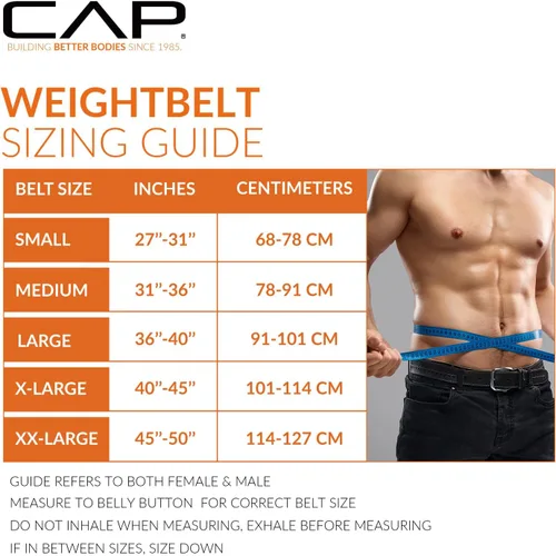 Vista 4 de CAP Barbell Cinturón de levantamiento de pesas de nailon premium Múltiples opciones