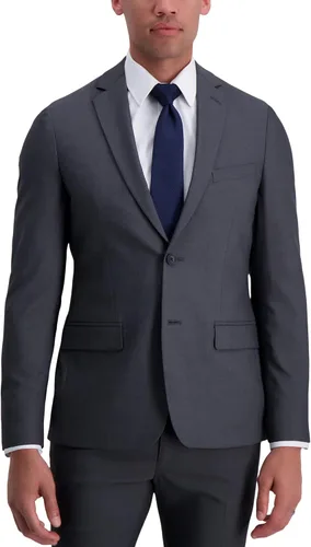 Vista 10 de Haggar Men's JMH Ultra Slim Fit Stretch Suit Separate Pants & Jackets negro (Jet Black Solid)