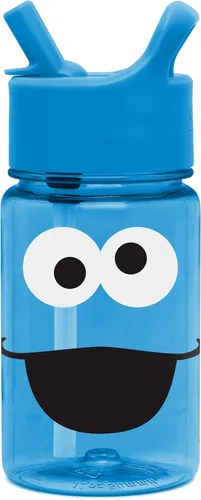 Vista 45 de Simple Modern Blippi - Botella de agua de plástico Tritan Summit de 12 onzas sin BPA con tapa cubierta con popote a prueba de fugas para niños