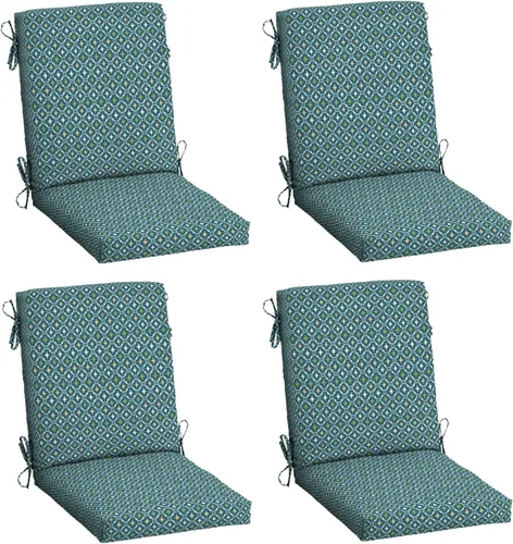 Vista 18 de Cojín para silla de comedor exterior Arden, 20 x 20 pulgadas, resistente a la lluvia, resistente a la decoloración, Alana Tile