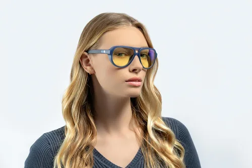 Vista 7 de Accesorio para PC: Gunnar x Alienware - Gafas Roswell para computadora y juegos - Tinte ámbar