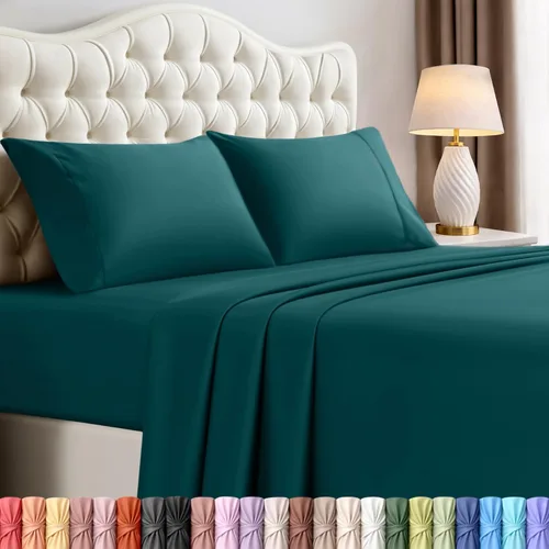 Vista 107 de Utopia Bedding - Juego de sábanas de microfibra cepillada, resistente al encogimiento y a la decoloración, de fácil cuidado, 3 piezas, tamaño Beige