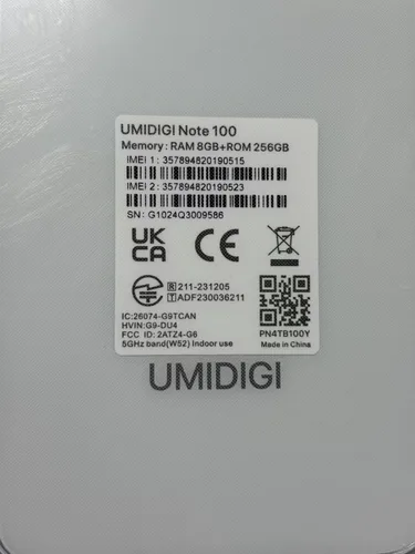 Vista 8 de UMIDIGI Nota 100 teléfonos desbloqueados NFC, teléfono celular Android 14, 16 (8+8) GB+256GB/TF 1 TB, teléfono Android 4G Dual SIM, pantalla HD