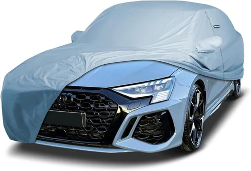 Vista 34 de iCarCover Funda de automóvil personalizada para Audi 100 y 200 (1989-1994), impermeable, para todo tipo de clima, lluvia, nieve, UV, protector solar