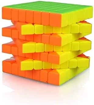 Vista 5 de Bokefenuo QY 7x7 Speed Cube 2.756 in QY Qixing S Magic Cube Puzzle Juguetes para Niños