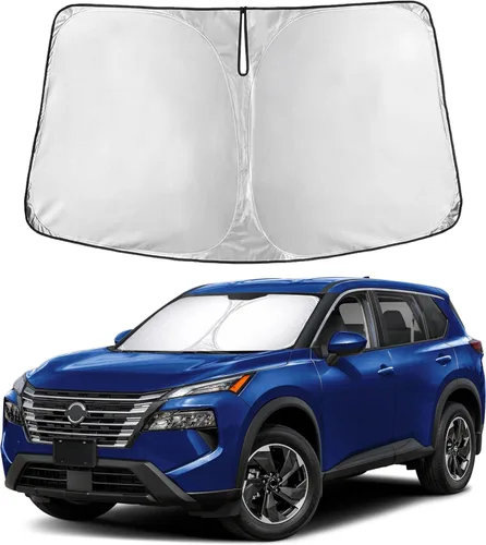 Vista 164 de Parasol para parabrisas para Rivian R1S 2022-2024 2025 compatible con EcoNour material de poliéster 240T, visera solar para coches, reflector que