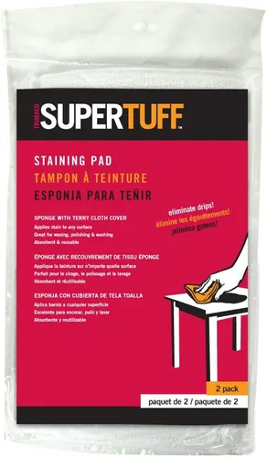 Vista 2 de Trimaco 10102 SuperTuff Sponge, 2 Pack Staining Pad
