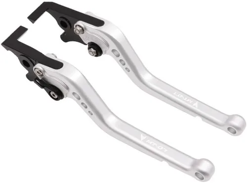 Vista 7 de QQLADY Z Suitable for Yamaha MT-07 CNC Aluminum Alloy Handle Lever Accessories Modified Long Brake Clutch Horns X (Color : Black)