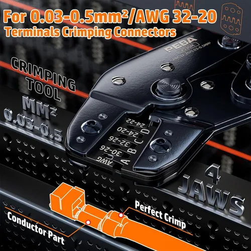 Vista 2 de PEBA Herramienta de Crimpado y Kit de Conectores JST – 14 Tipos de Conectores JST-SM de 2.5 mm y Pines de Crimpar, Carcasas y Contactos JST