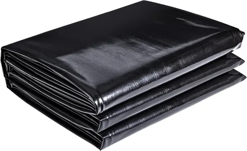 Vista 13 de ToLanbbt Revestimiento de estanque de 10 x 13 pies, 20 mil HDPE resistente a los rayos UV, revestimiento de estanque preformado fácil de cortar