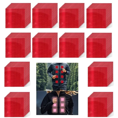 Vista 205 de Adhesivos reflectantes reflectantes de 1 pulgada de diámetro, reflector, impermeable, cinta adhesiva de advertencia de alta visibilidad