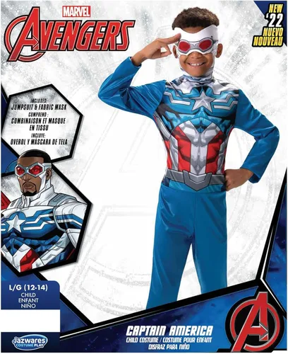 Vista 4 de Capitán América (Sam Wilson) - Disfraz para niño