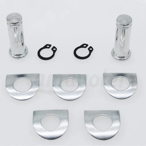 Vista 4 de Kit de arandela de resorte de perno de montaje de clavija de pie de motocicleta para Harley Dyna Softail Sportster (estilo-1)