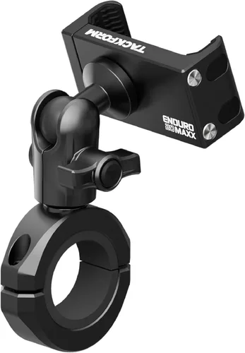 Vista 11 de Tackform Soporte de teléfono negro para motocicleta All Metal – 20MAXX Spring Cradle Abrazadera universal BC3 para manillar de 7/8 pulgadas a