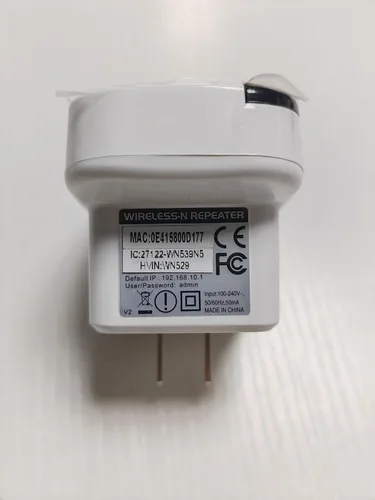 Vista 9 de Amplificador de señal con extensor WiFi, cubre hasta 1200 pies cuadrados y 30 dispositivos, extensor de alcance WiFi de 300 Mbps y 2.4 GHz