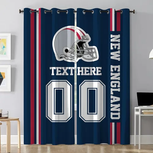 Vista 38 de Cortinas opacas personalizadas Arizona Juego de 2 paneles de cortinas opacas con aislamiento térmico para oscurecer la habitación, añade nombre