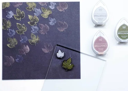 Vista 3 de Tsukineko Paquete de 4 almohadillas de tinta Brilliance Dew Drop, Planetario