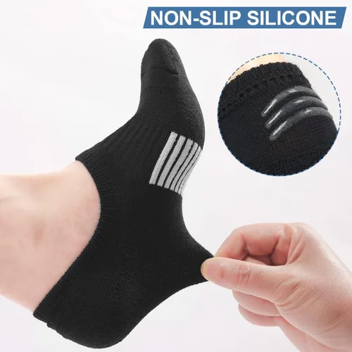 Vista 5 de No Show Socks Womens Cushioned Low Cut Athletic Hidden Liner for Sneakers Ankle Invisible Running Socks 46 Pairs
