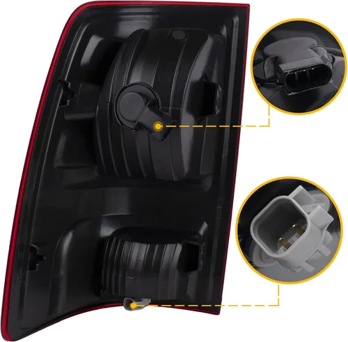 Vista 2 de Boine Luz trasera derecha compatible con Dodge Ram 1500 2500 3500 2009-2018 - Bombilla incluida (lado derecho del pasajero)