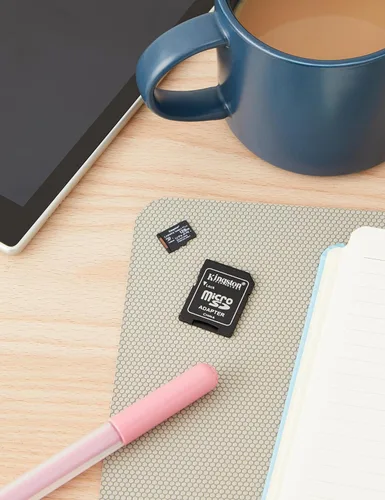 Vista 8 de Kingston Tarjeta microSDXC Canvas Select Plus de 128 GB Hasta 100 MB/s A1 Clase 10 UHS-I con adaptador SDCS2/128GB