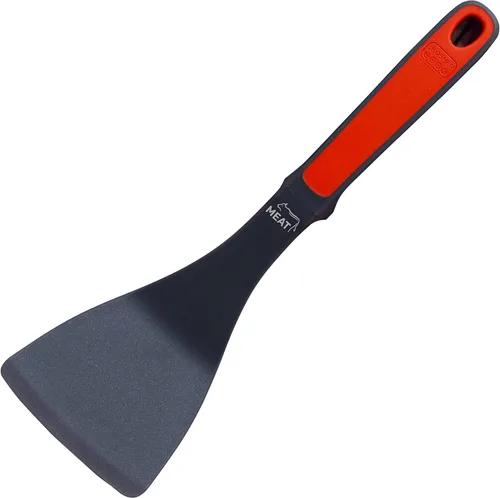 Vista 7 de Dairy Blue Turner Spatula – Utensilios de cocina de silicona resistente para cocinar y hornear – Mango ergonómico y agarre cómodo – Herramientas