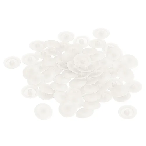 Vista 9 de HARFINGTON Cubiertas de tapa de rosca, 40 piezas de 0.453 x 0.118 in de plástico para tornillos de rosca Phillips Cam Tornillo autorroscante, beige