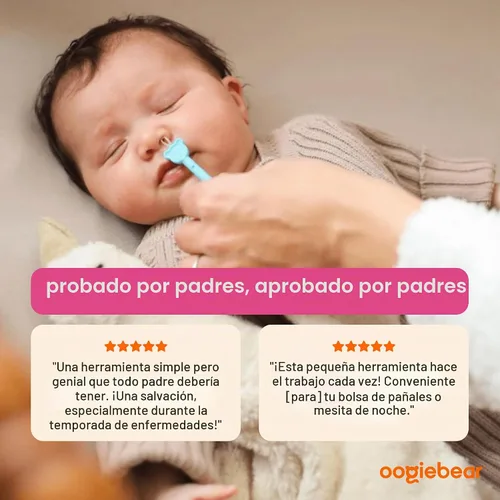 Vista 8 de Oogiebear – Limpiador de oídos y nariz para bebés, Paquete de 1 Azul