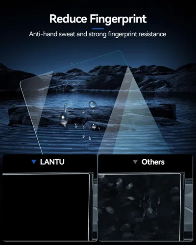 Vista 7 de Protector de pantalla de vidrio templado para Audi A4 (2020-2024)/A5 (2020-2024)/Q5 (2021-2023), accesorios de navegación antirreflejos, instalación